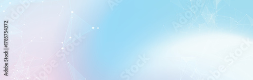 Dynamic motion lines and dots connection background with plexus effect. Futuristic tech vector illustration