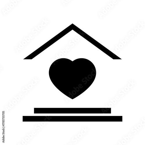 Volunteer icon vector. Community service  illustration sign. helping symbol. donation logo.