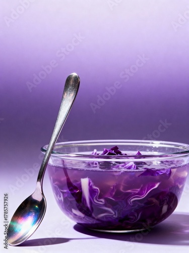 Monochromatic Study: Red Cabbage in a Purple Hue.