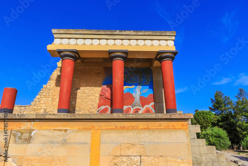 Knossos, Crete ruins of the Minoan Palace, Greece