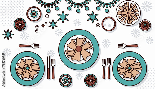 Festive tamales arranged on table for Christmas celebration, warmth of tradition