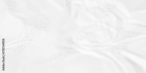 Paper texture background, Old paper background ripple soft white pattern wave crumple. Crushed and creased soft paper. Abstract wrinkle effect grunge and rough backdrop vintage page.	
