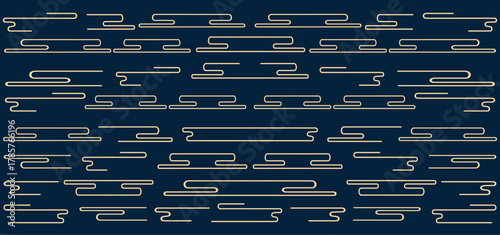 Traditional Japanese Cloud Pattern Background