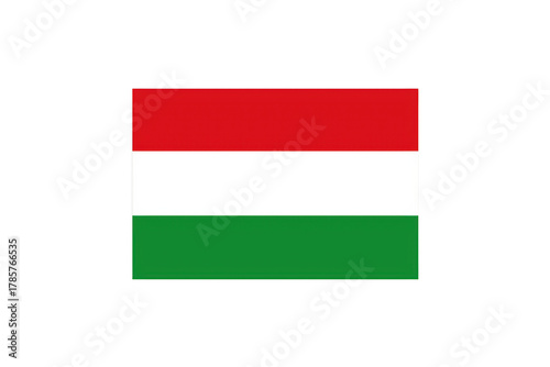 National flag of Hungary on transparent background