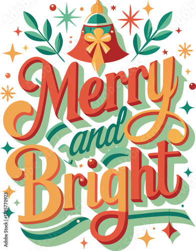 Christmas Celebration Vector, Festive Christmas Vector T-Shirt Designs, Cozy Winter Holiday Vector Illustrations for Christmas T-Shirts