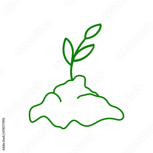 Sprout Icon: New Life, Growth, and Sustainability