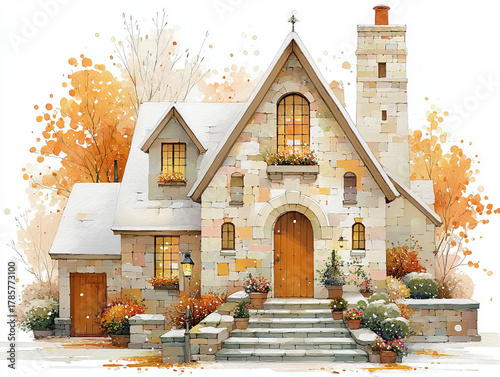 lovely Christmas watercolor...