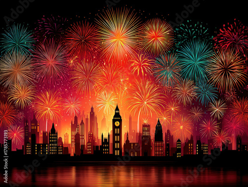 london new year fireworks