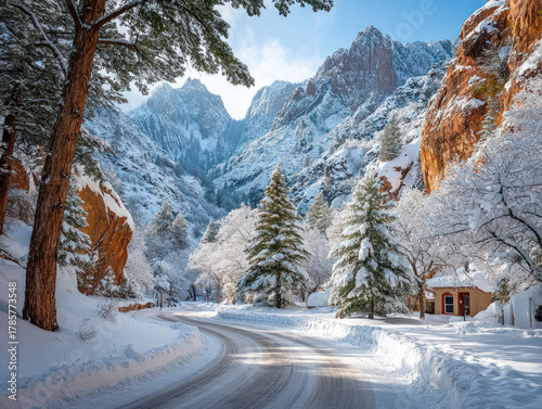 new mexico in snow