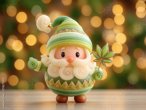 Pot smoking santa claus