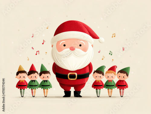 Santa annoyed by elves