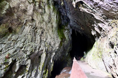 山口の観光地の秋芳洞と秋吉台