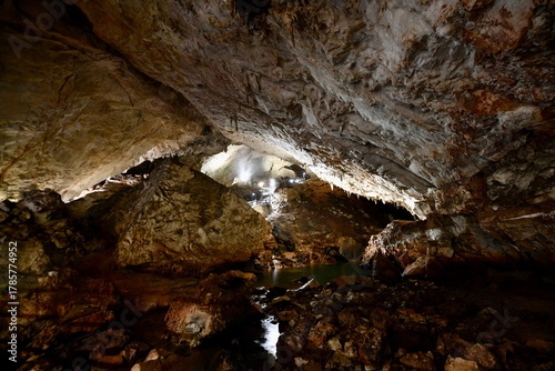 山口の観光地の秋芳洞と秋吉台