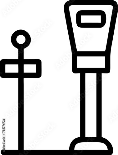 vector illustration of a car key