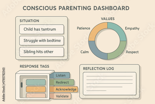 Conscious parenting dashboard: navigating challenges with empathy and patience