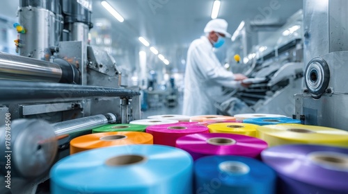 Colorful Label Rolls for Professional Printing Service in Factory