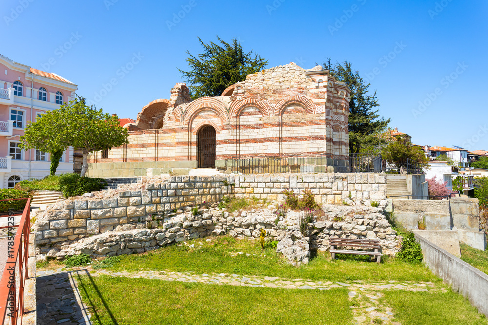 Fototapeta premium St John Aliturgetos Church in Nessebar, Bulgaria