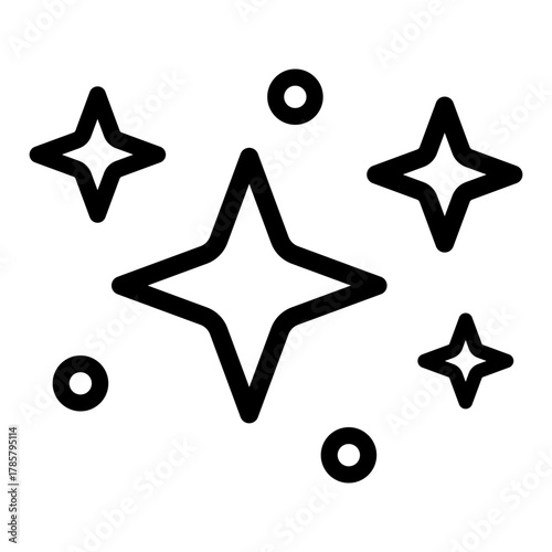 Sparkle vector icon