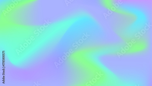 Light wavy blue and green gardient background. Abstract background for  concert poster, website banner, social media template, advertising media, print, product package, presentation.