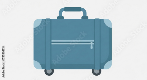 A suitcase is a piece of luggage that is typically rectangular in shape and used for carrying clothes and other personal belongings