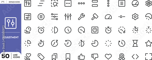 Black and white Fill Icons Set for UI UX Design Web and Mobile Apps Includes User Profile Security Navigation and Communication, securty, layouts, users, measurments, adjustments, arrows, error