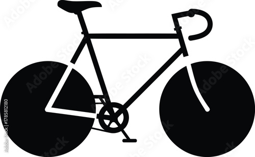 Find the best black bicycle vector image for your design needs today eps silhouette