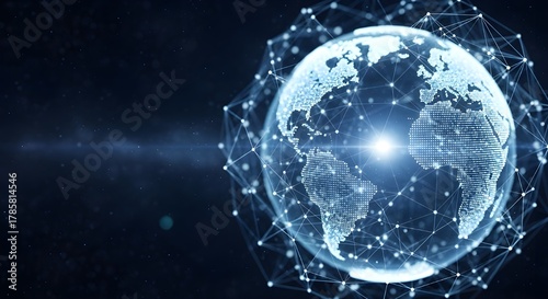 Global Networking Concept Images with International Connection Design