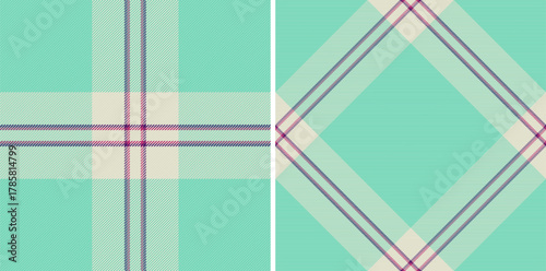 Tartan plaid fabric of textile pattern background with a vector check seamless texture. Set in retro colors in thanksgiving fashion for a cozy celebration.