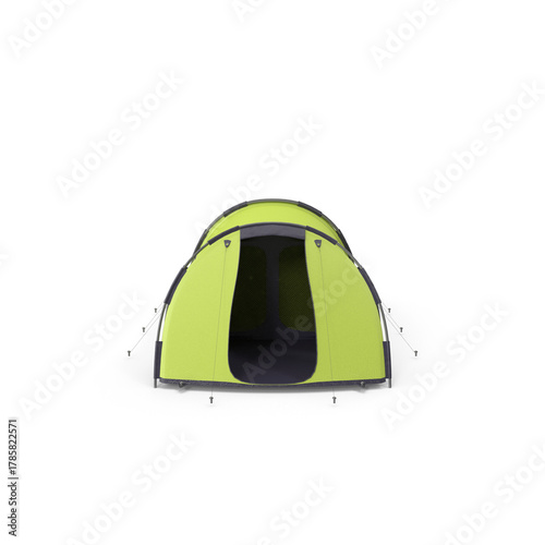 Green Family Camping Tent for Nature and Outdoor Exploration Trips