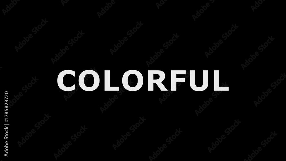 Colorful Text Animation Icon. Colorful text animation icon with dynamic ...