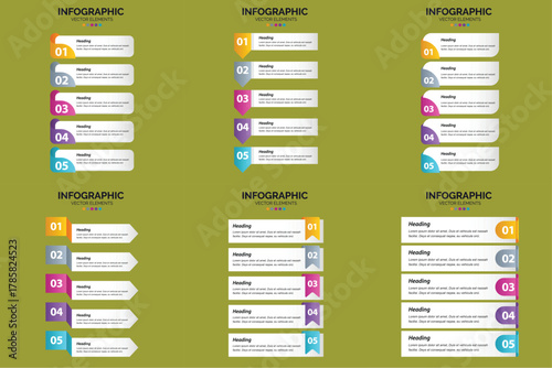 Visual Data Presentation Templates for Marketing and Finance.
Step-by-Step Process & Option Diagrams for Presentations.
Creative Timeline, Charts, and Global Data Infographics.
Set of Infographic.