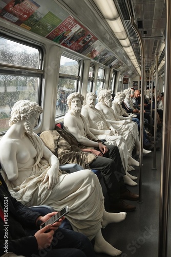 man on the train