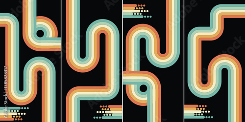 abstract vector background with lines