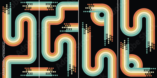 abstract vector background with circles