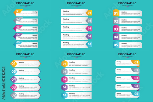 Visual Data Presentation Templates for Marketing and Finance.
Step-by-Step Process & Option Diagrams for Presentations.
Creative Timeline, Charts, and Global Data Infographics.
Set of Infographic.