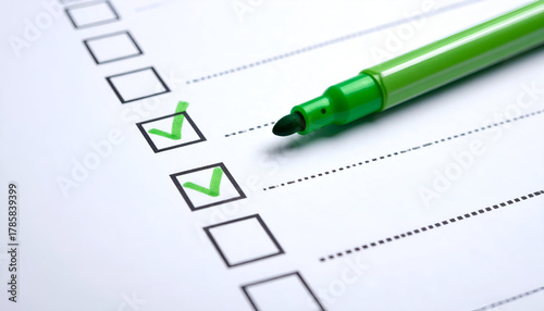 check list with check mark