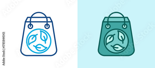 Ethical Shopping line icon
