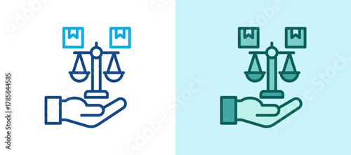 Ethical Product line icon