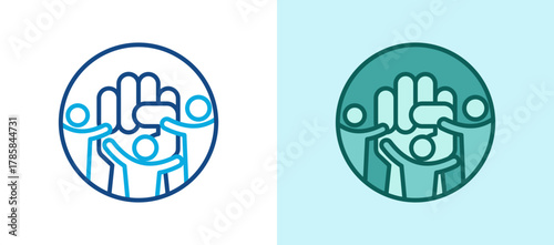 Community Empowerment line icon