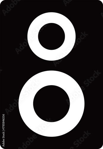 スピーカーのアイコン　モノトーン