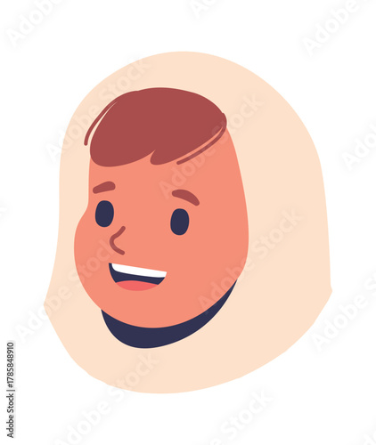 Boy child wearing ghost face