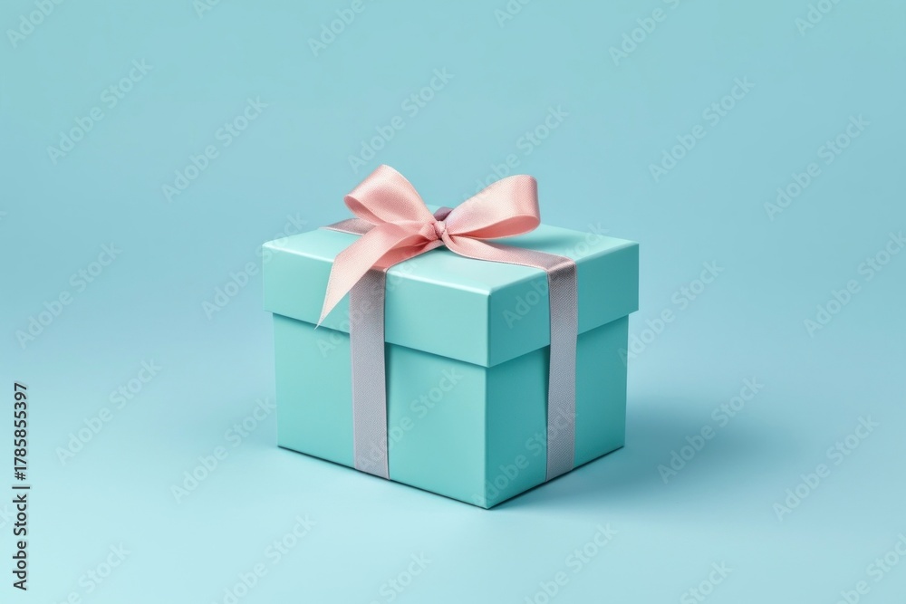 Fototapeta premium Gift box anniversary celebration decoration.