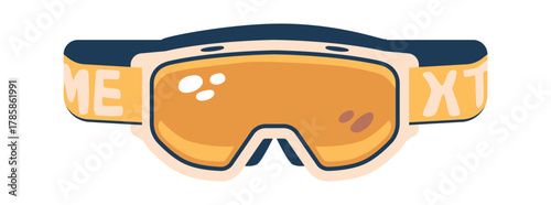 Goggles for snowboarding extreme sport