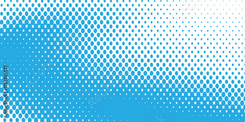 Transparent Vector Gradient Blue Color Halftone Background Staggered Dots Pattern modern dotted vector eps10