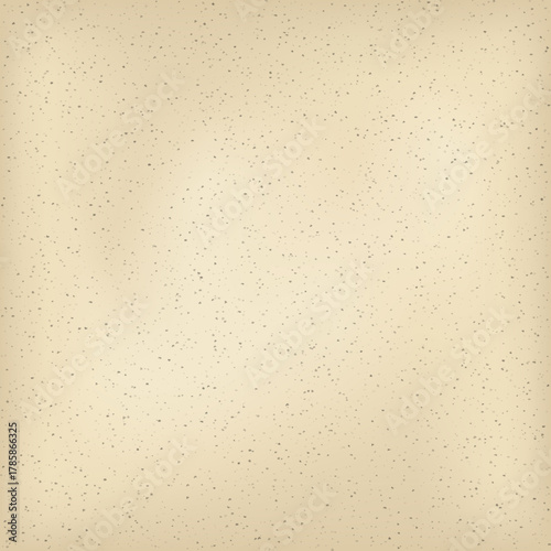 Recycled paper background with subtle grain texture and soft natural tone. Craft paper. Ecru eco style surface pattern. Terrazzo tile. Minimal realistic vector illustration