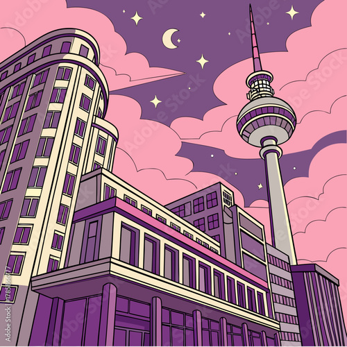 Surreal Retro-Futuristic Dreamscape with Pixel Skies