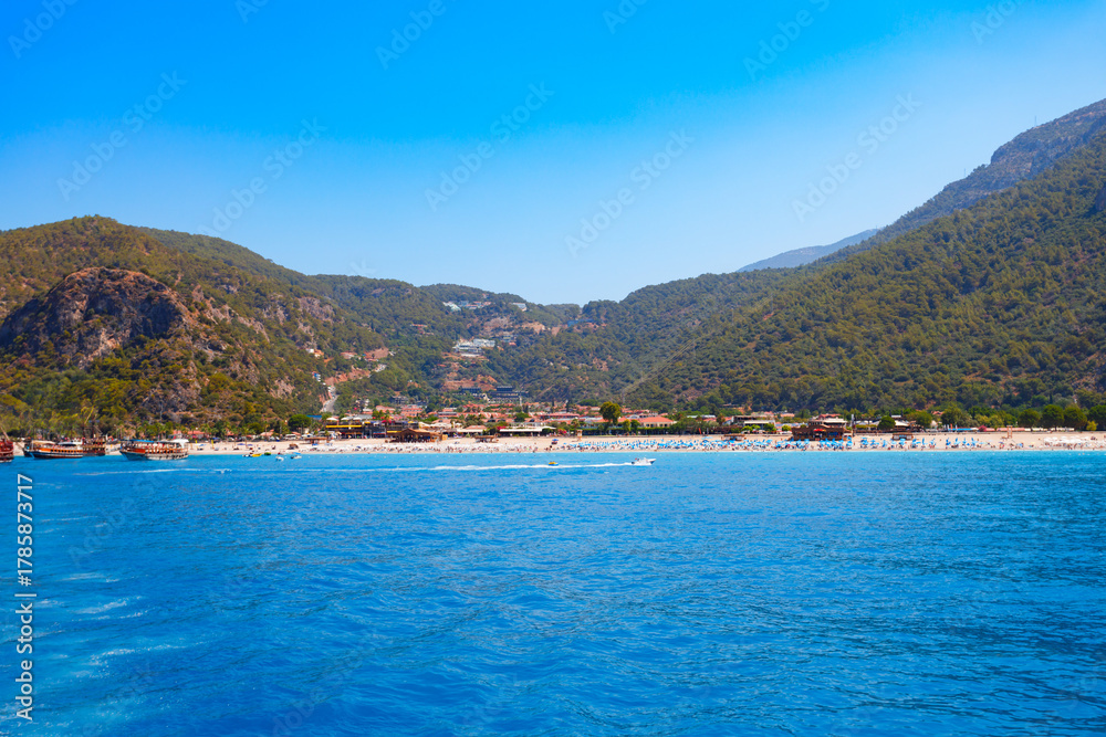 Fototapeta premium Oludeniz beach in Fethiye district in Turkey