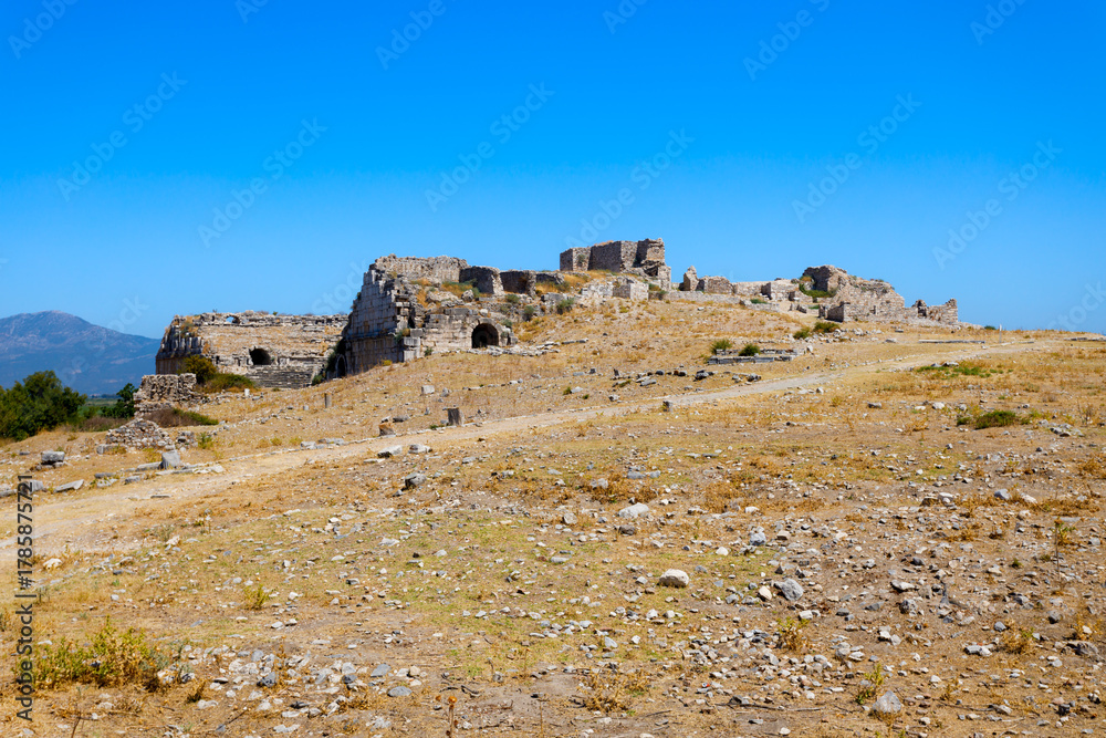 Fototapeta premium Miletus Archaeological Site near Didim city in Turkey