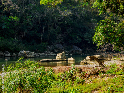 Cahabon River, Semuc Champey, Lanquin, Alta Verapaz Department, Guatemala