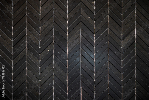 Elegant Black Chevron Pattern Ideal for Modern Interior Design and Art Projects